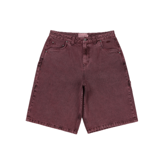 Dime Classic Denim Shorts - Wine Washed