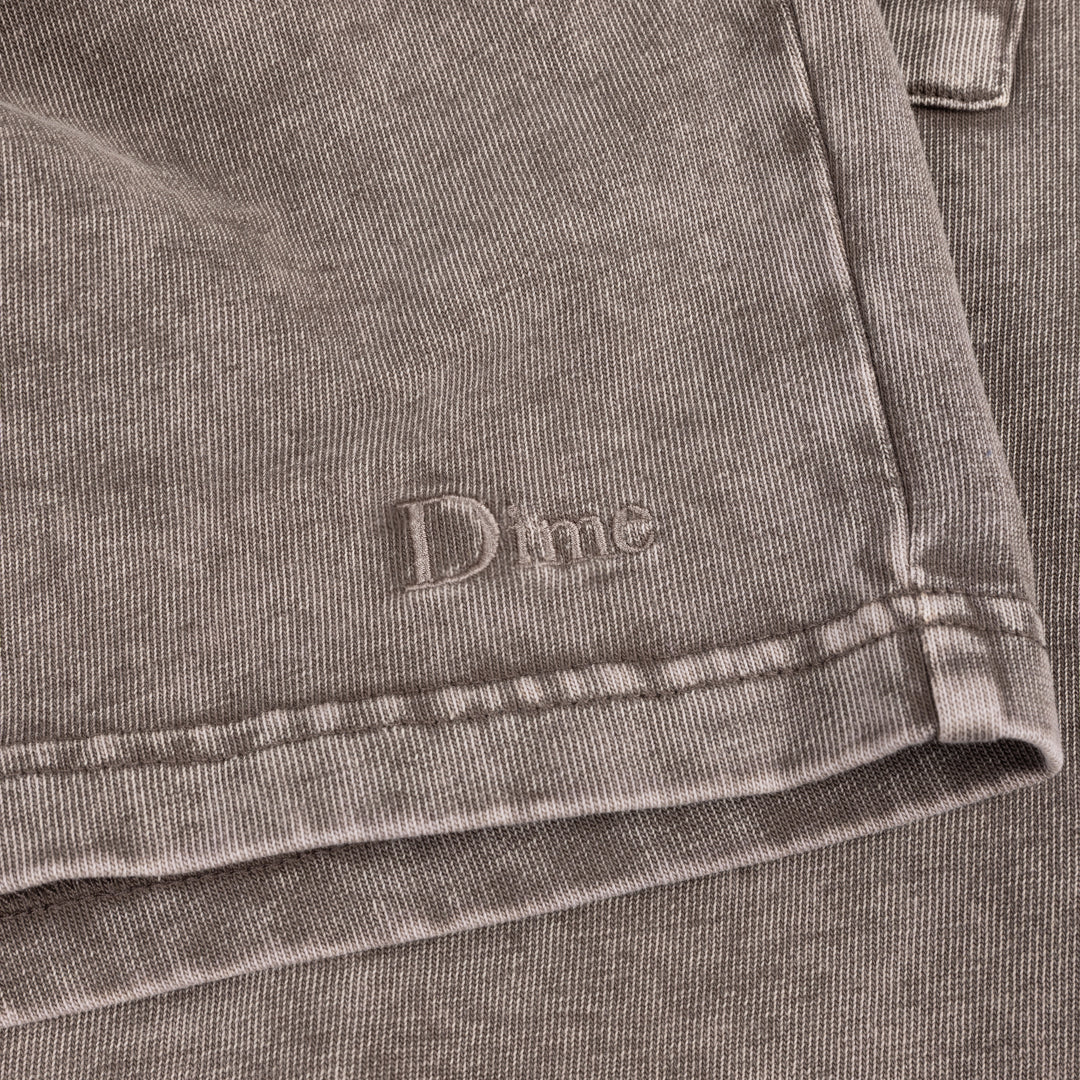 Dime Classic Jersey Sweatshorts - Brown Washed