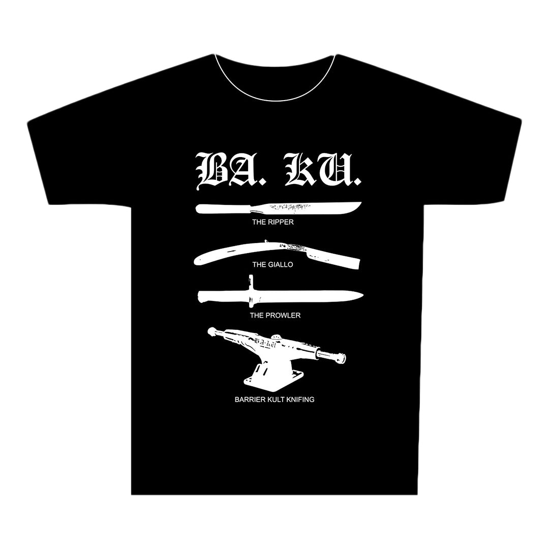 BA.KU. History Of Knifing Tee - Black