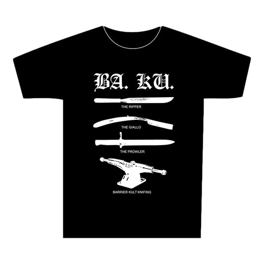 BA.KU. History Of Knifing Tee - Black