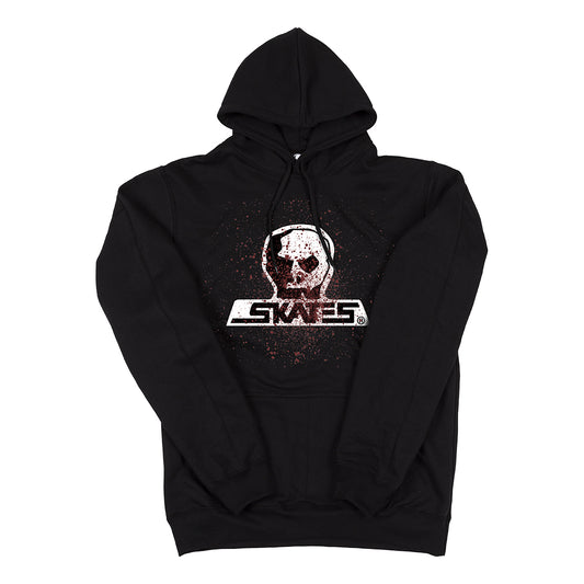 Skull Skates Give Blood Logo Hoodie - Black