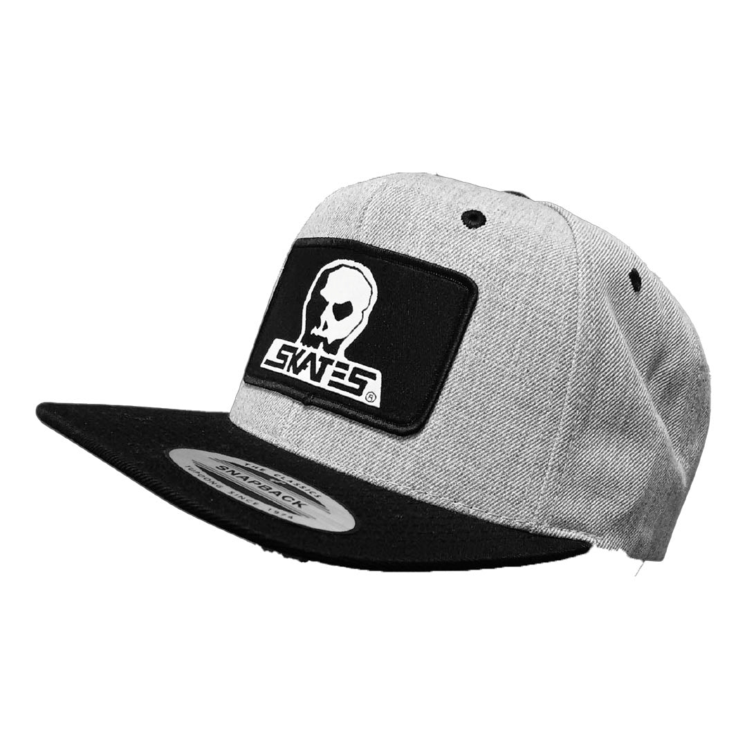 Skull Skates Logo Patch Snapback - Heather