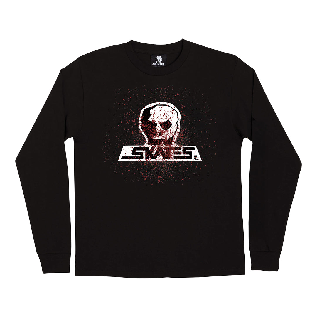 Skull Skates Give Blood Longsleeve - Black
