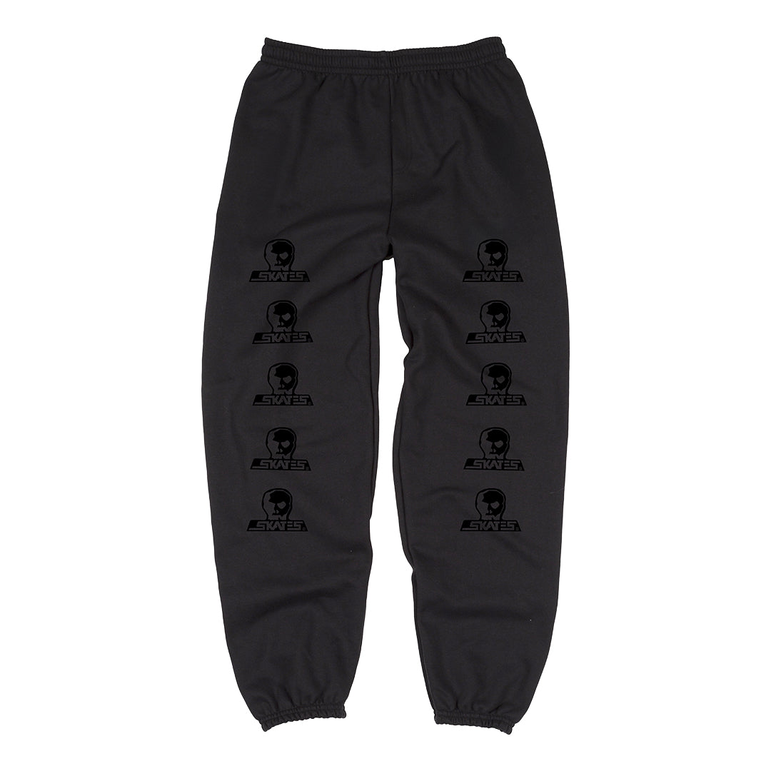 Skull Skates Logo Sweatpant - Two-Tone Blackout