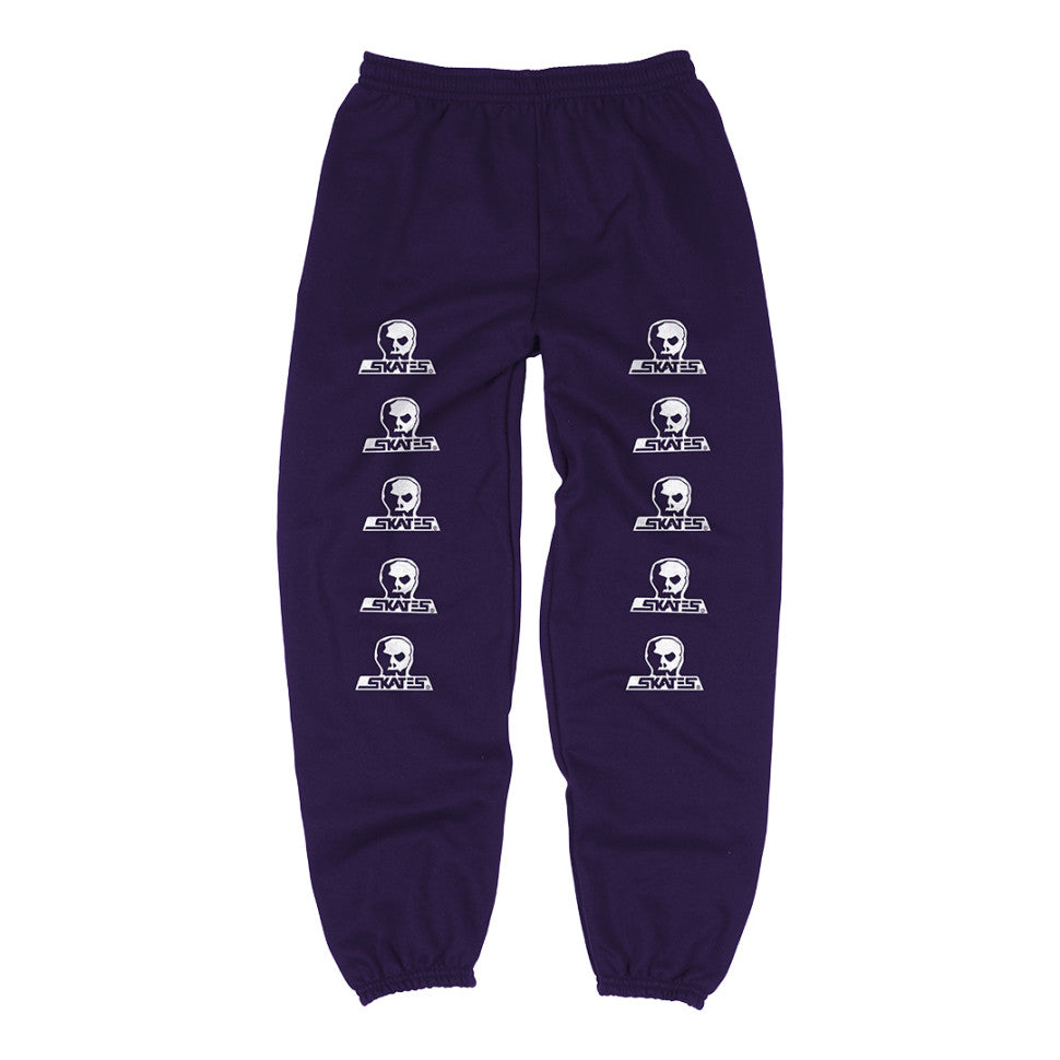 Skull Skates Side Logo Sweatpant - Purple
