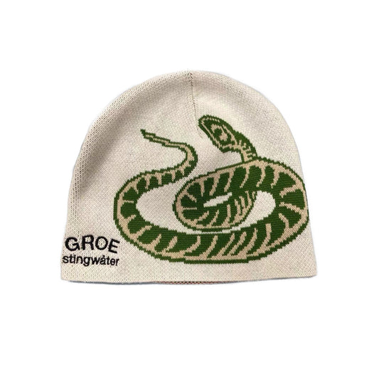 Stingwater Snake Fossil Beanie - Bone