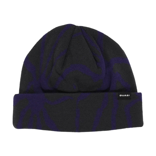 Quasi Spider Beanie - Eggplant