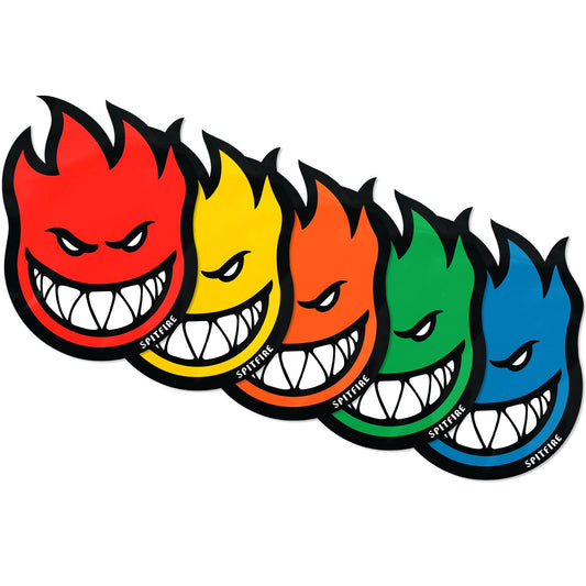 Spitfire Fireball Bighead Sticker Assorted Colours - 18" x 24"