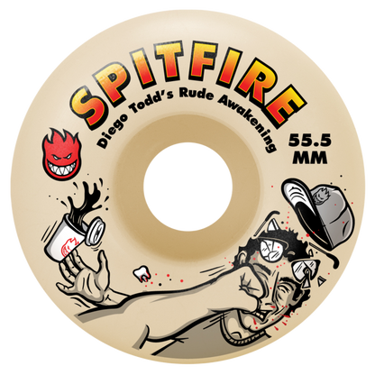 Spitfire Formula Four Todd Rude Awakening Classic Wheels - 99D 55.5mm
