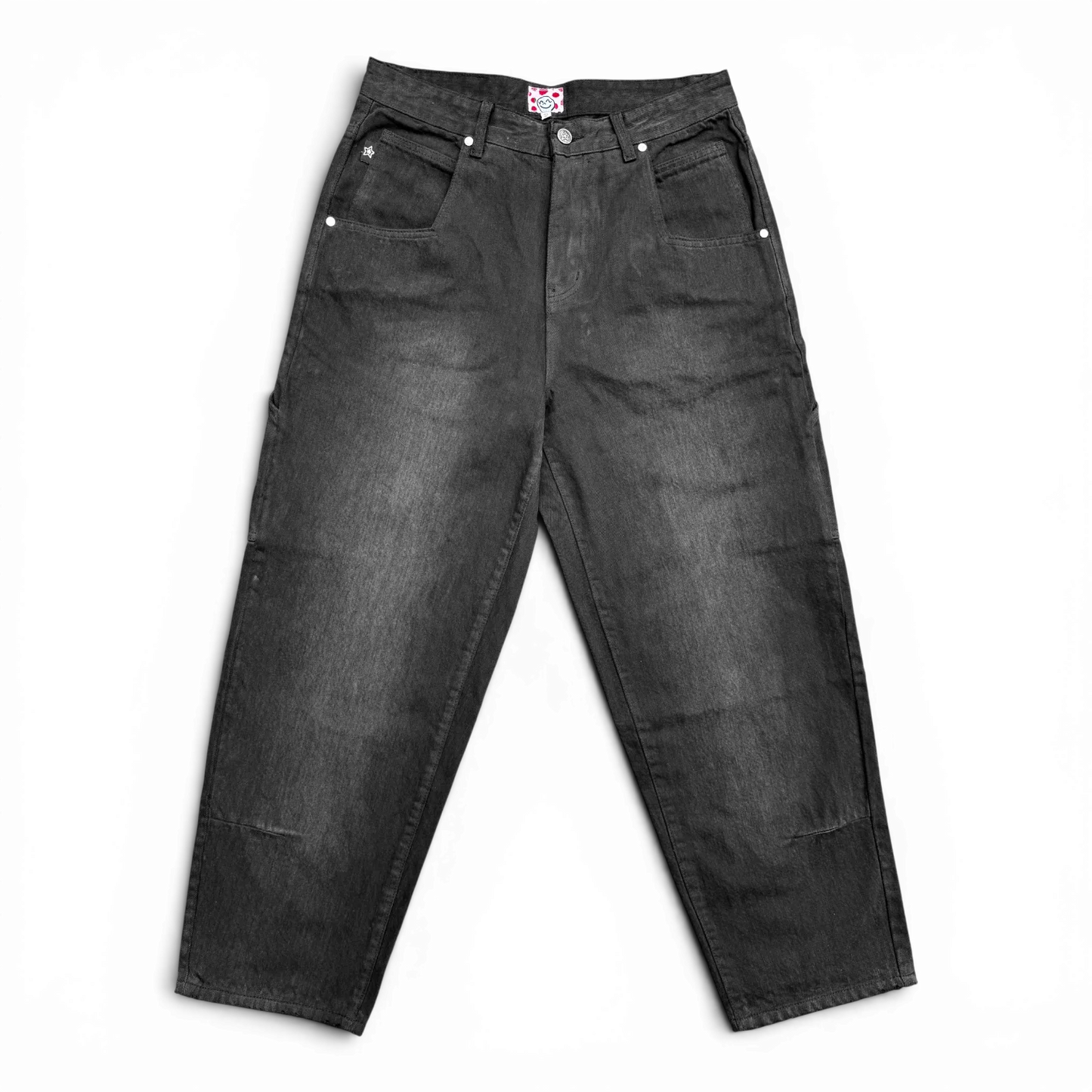 Star Team Baggy Carpenter Star Jeans - Black Selvedge