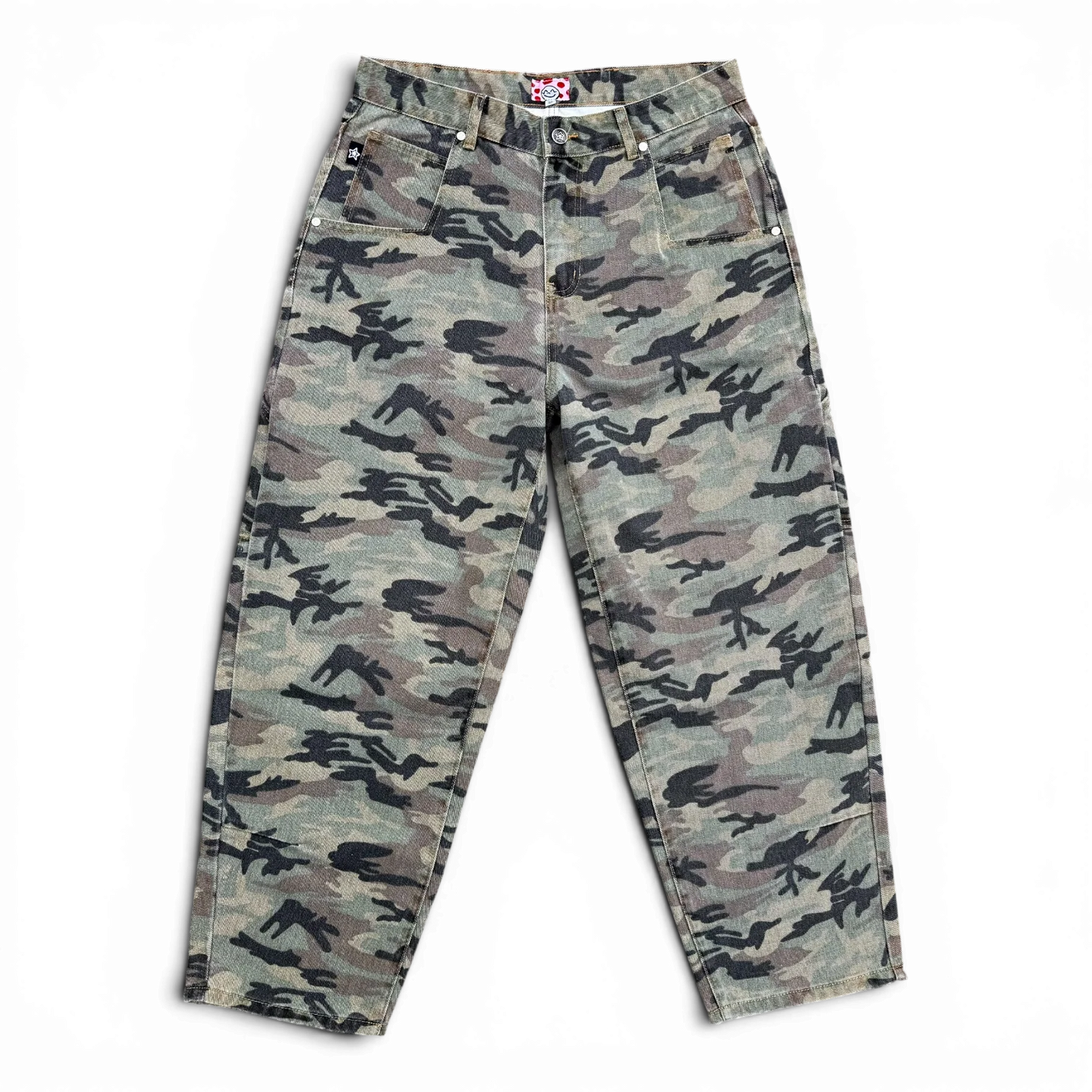 Star Team Baggy Carpenter Star Jeans - Camo