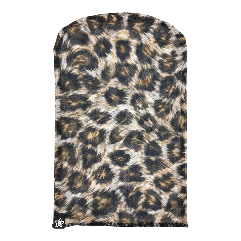 Star Team Leopard Head Mask - Brown