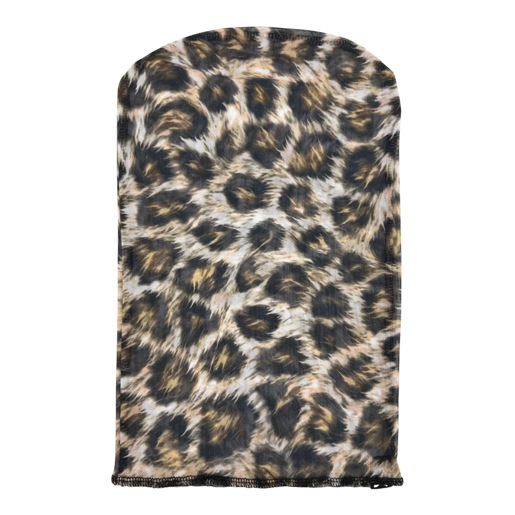 Star Team Leopard Head Mask - Brown