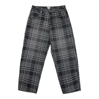 Star Team Plaid Jeans - Black