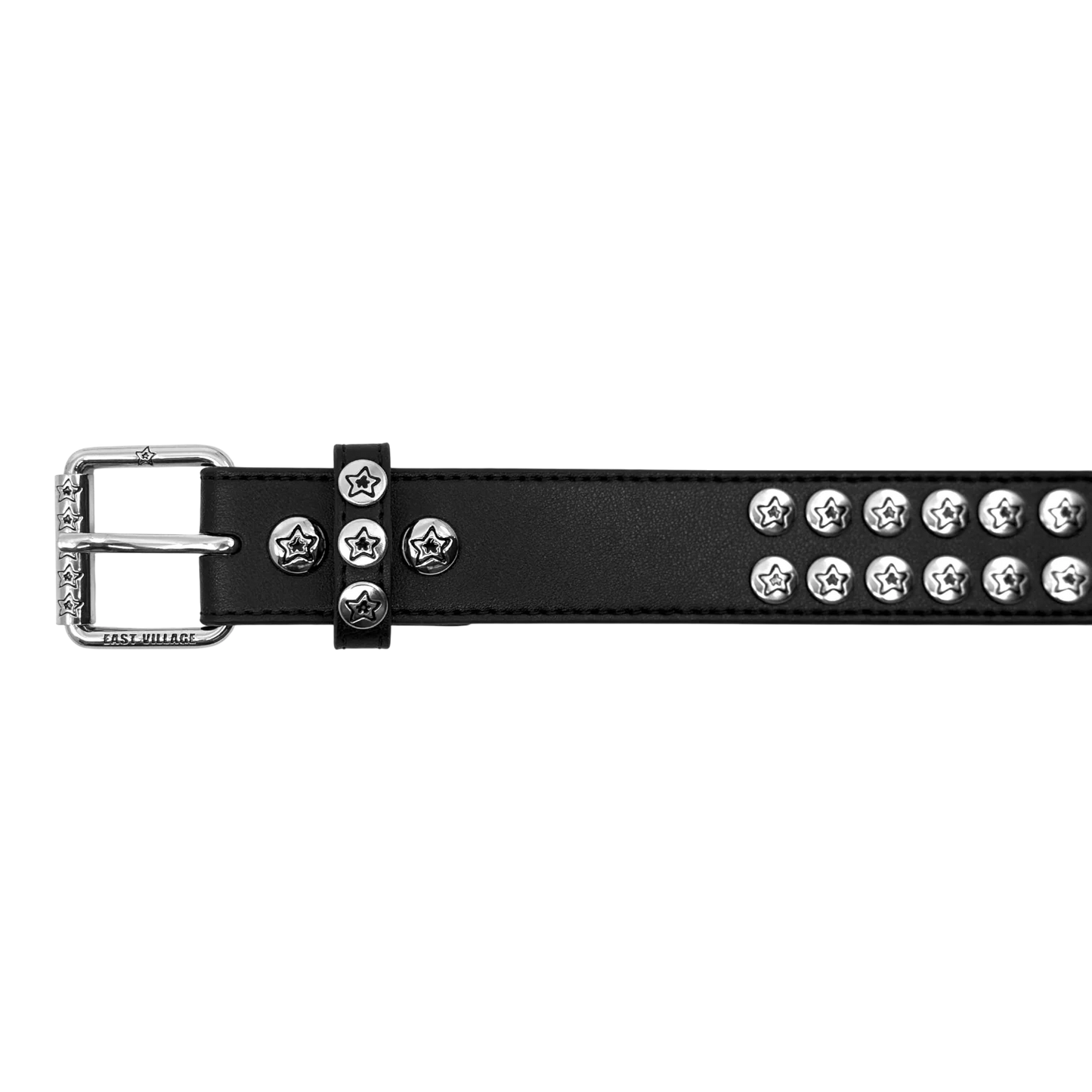 Star Team Studded Star Belt - Black