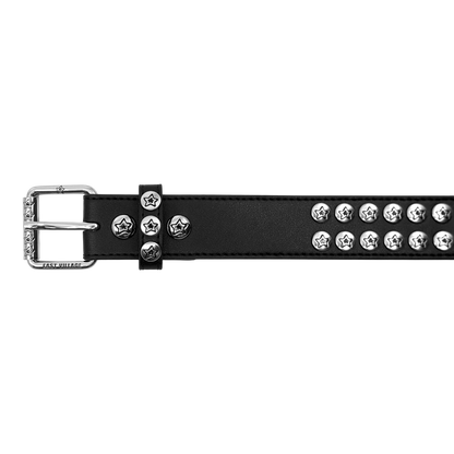 Star Team Studded Star Belt - Black