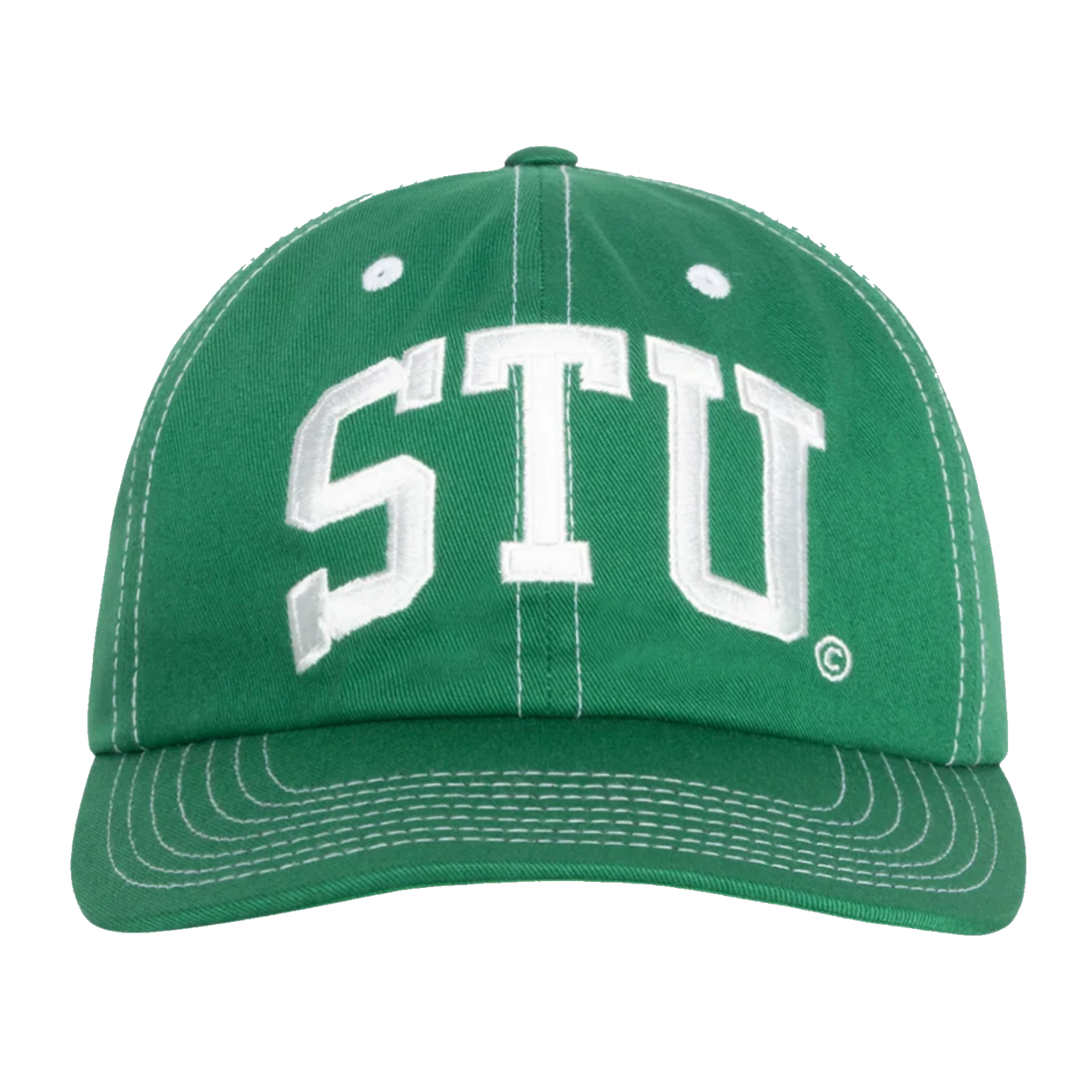 Stussy Stu Arch Strapback Cap - Green