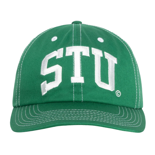 Stussy Stu Arch Strapback Cap - Green