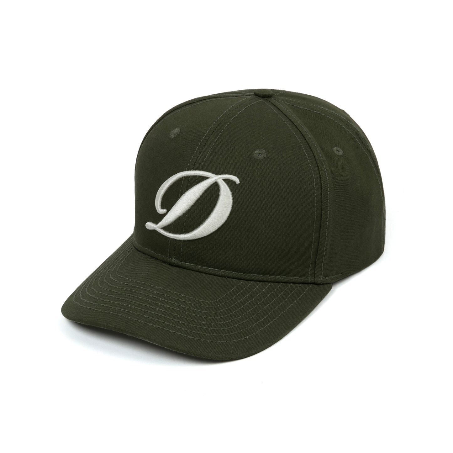 Dime Cursive D Baseball Cap - Forest