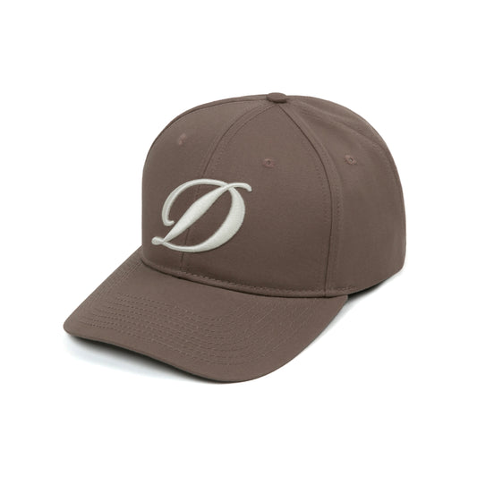 Dime Cursive D Baseball Cap - Taupe