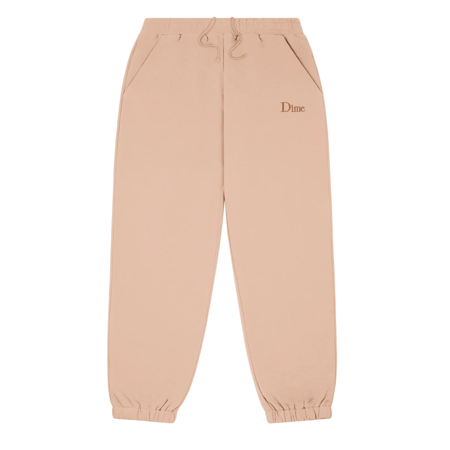 Dime Classic Small Logo Sweatpants - Tan