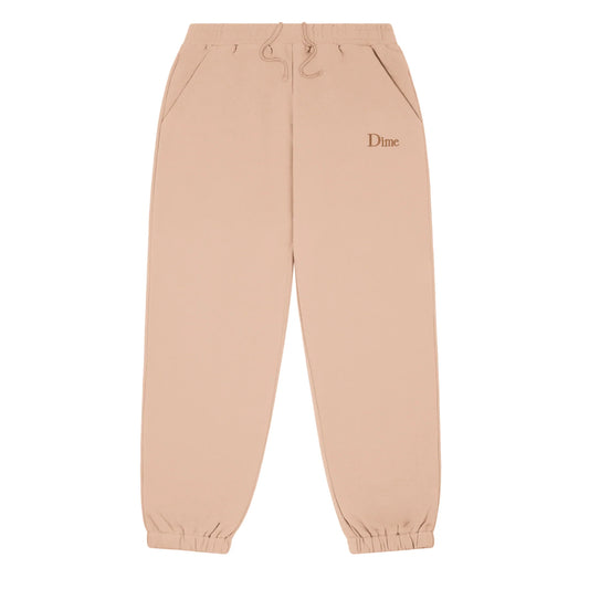 Dime Classic Small Logo Sweatpants - Tan