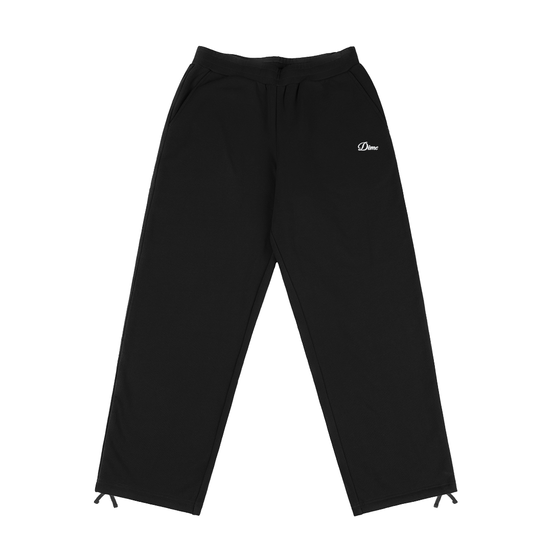 Dime Cursive Small Logo Sweatpants - Black