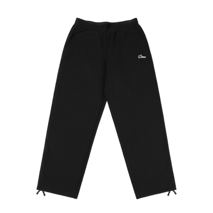 Dime Cursive Small Logo Sweatpants - Black