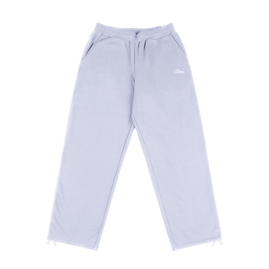 Dime Cursive Small Logo Sweatpants - Gray Lavender