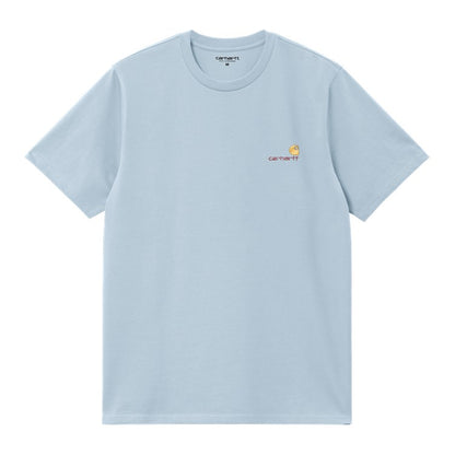 Carhartt WIP American Script Tee - Frosted Blue