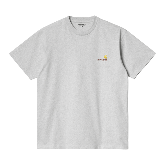 Carhartt WIP American Script Tee - Ash Heather