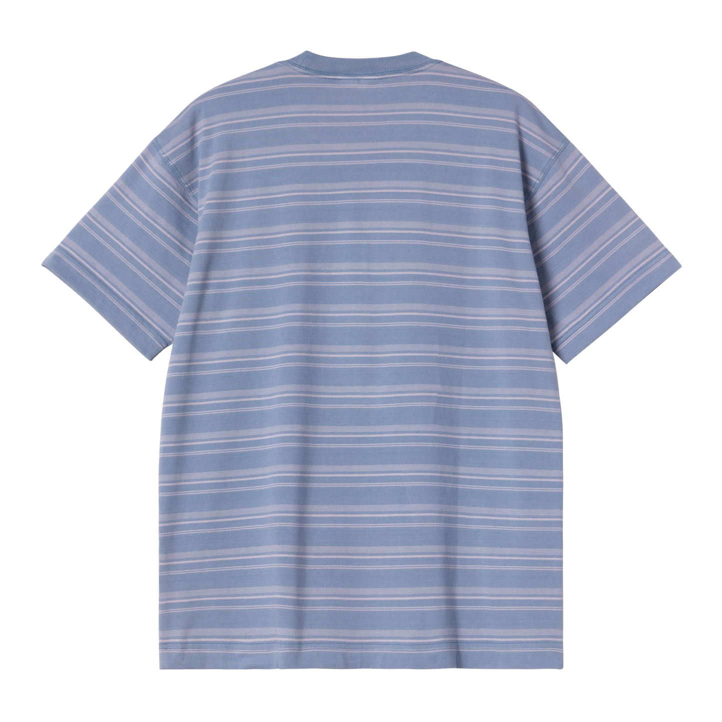 Carhartt WIP Brodine Stripe Tee - Sorrent Indigo Overdyed