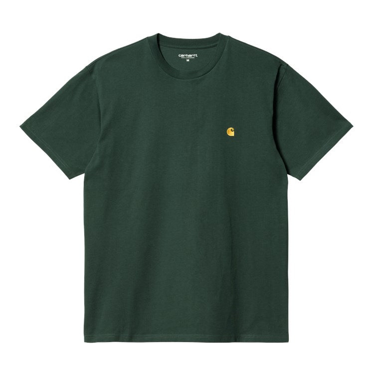 Carhartt WIP Chase Tee - Discovery Green/Gold