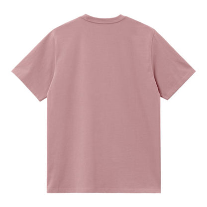 Carhartt WIP Chase Tee - Glassy Pink/Gold