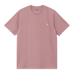 Carhartt WIP Chase Tee - Glassy Pink/Gold