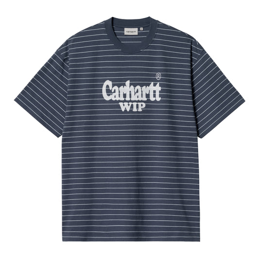 Carhartt WIP Orlean Spree Tee - Blue/White