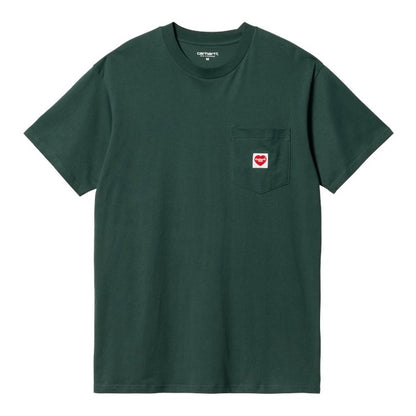 Carhartt WIP Pocket Heart Tee - Discovery Green