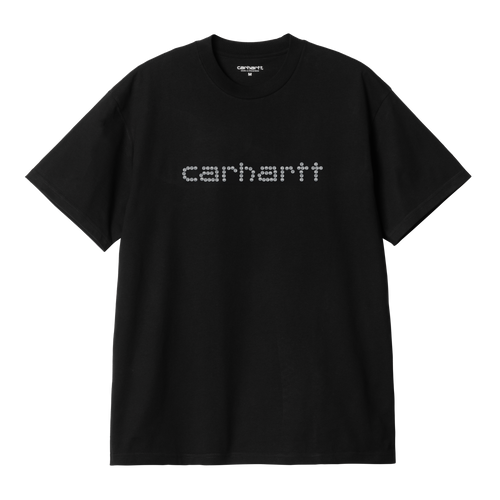 Carhartt WIP Rivet Script Tee - Black