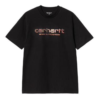 Carhartt WIP Solar Chrome Script Tee - Black