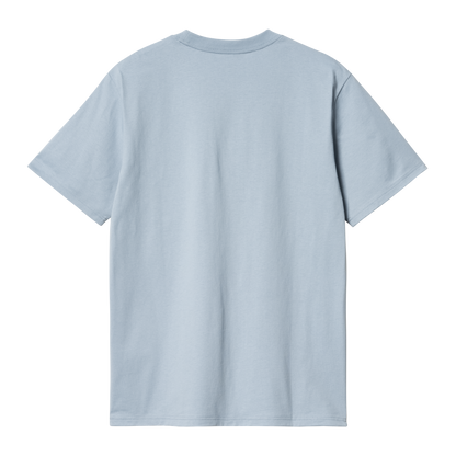 Carhartt WIP University Tee - Dusty Ice/White