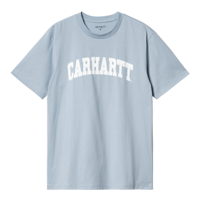 Carhartt WIP University Tee - Dusty Ice/White