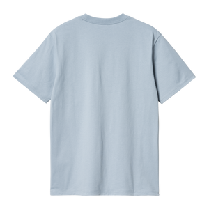 Carhartt WIP University Tee - Dusty Ice/White