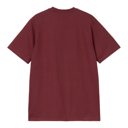 Carhartt WIP University Tee - Malbec/White