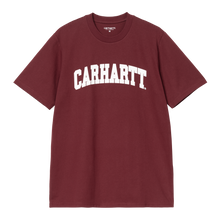 Load image into Gallery viewer, Carhartt WIP University Tee - Malbec/White