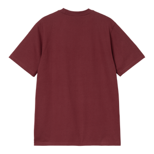 Carhartt WIP University Tee - Malbec/White