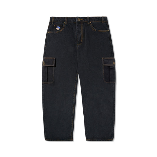 Butter Goods Santosuosso Cargo Denim Jeans - Washed Black