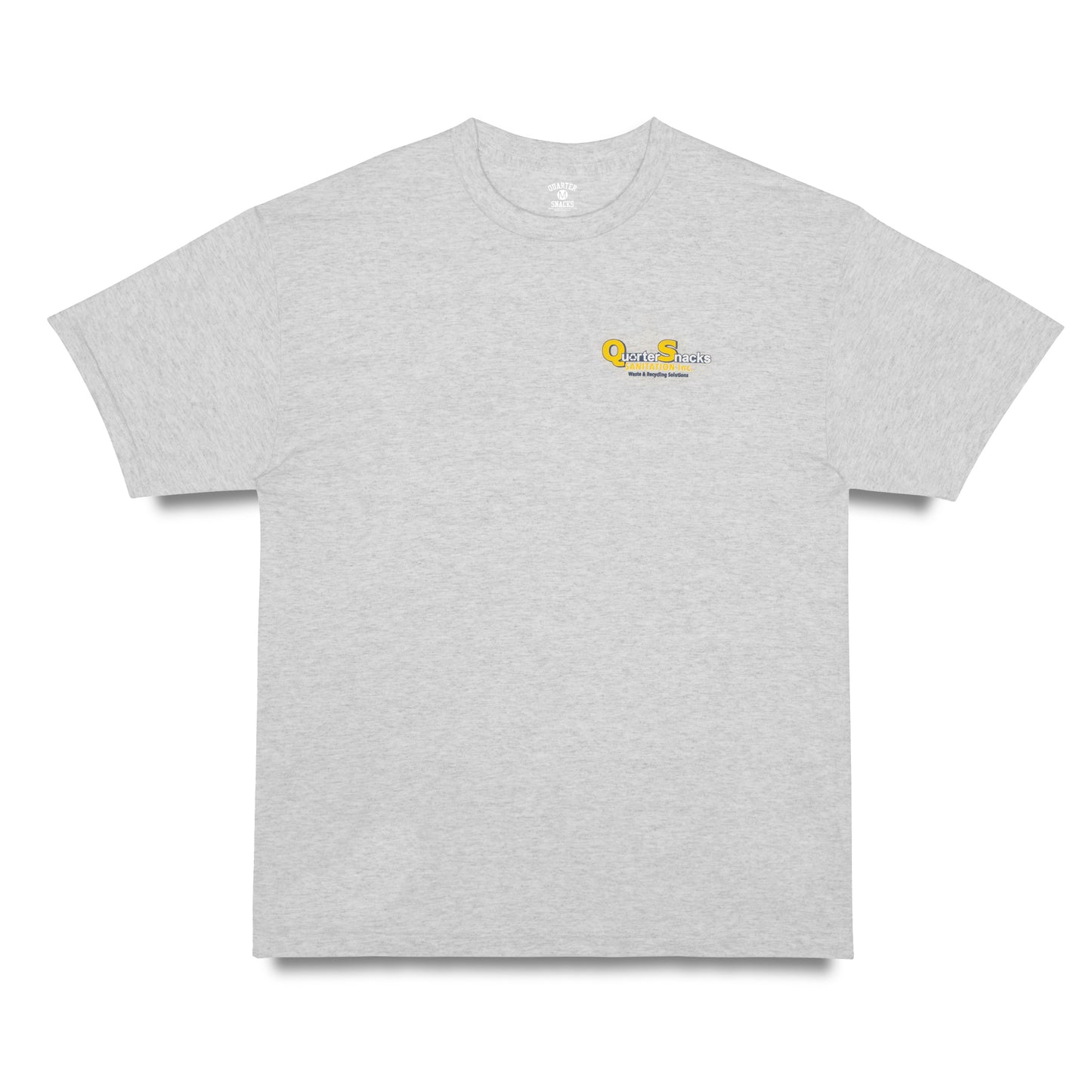Quartersnacks Sanitation Tee - Ash Grey