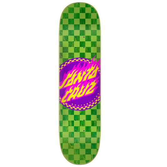 Santa Cruz Flame Dot Check Deck - 8.0 X 31.6