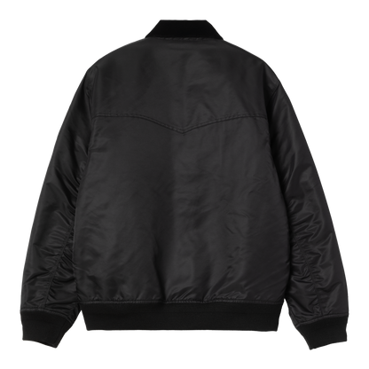 Carhartt WIP Santa Fe Alumni Jacket - Black/Scarlet