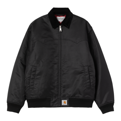 Carhartt WIP Santa Fe Alumni Jacket - Black/Scarlet